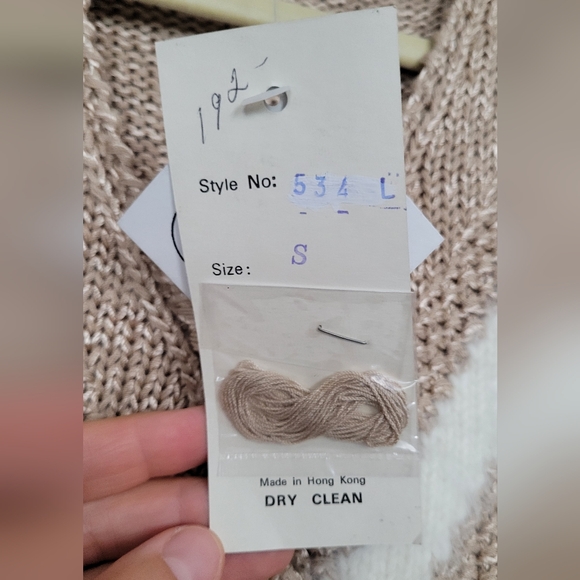 NANNELL handknitted sweater vintage 80's - Picture 2 of 7